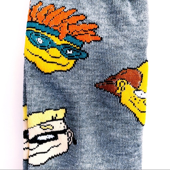 Nickelodeon Rocket Power Crew Socks 90s Retro Cartoon Mens Womens Novelty Gift - Picture 3 of 5